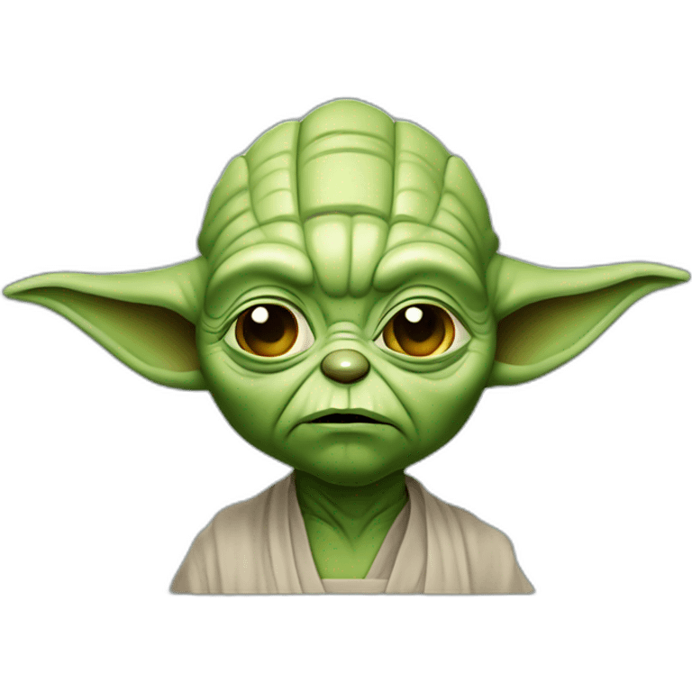 Yoda qui fume emoji