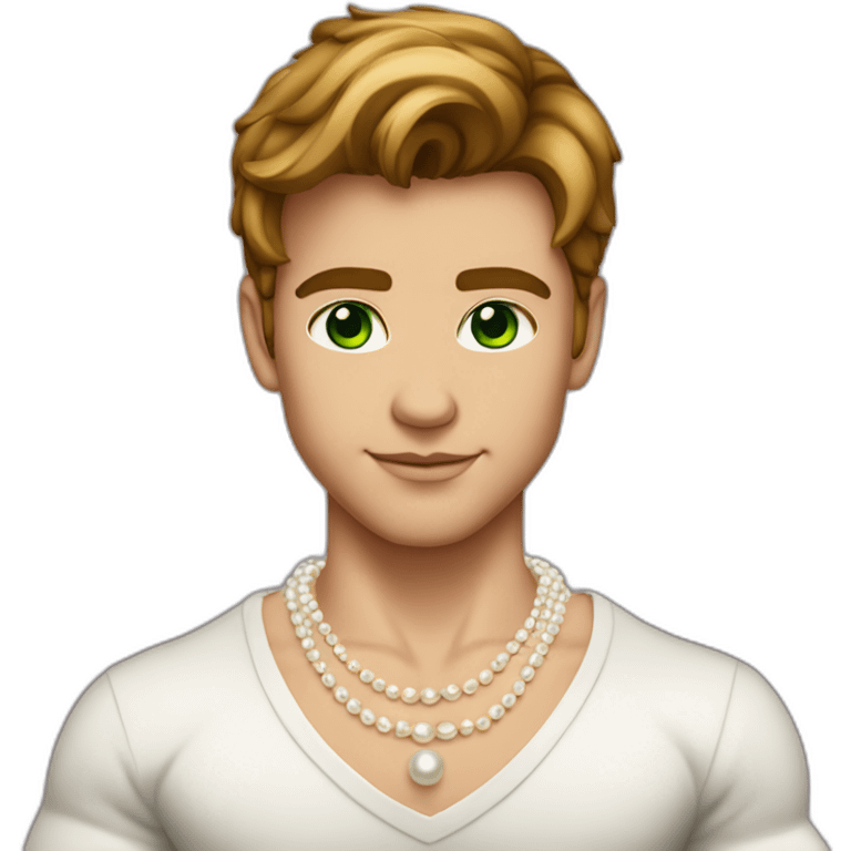 Posh-muscle-boy-with-pearl-necklace-and-green-eyes-and-brown-hair emoji