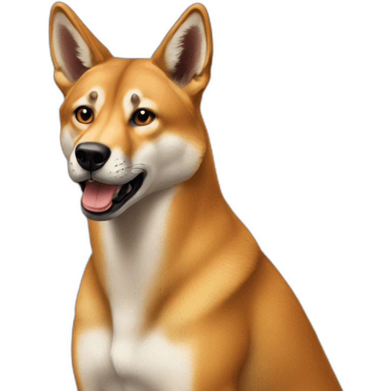 A dingo 😂 emoji