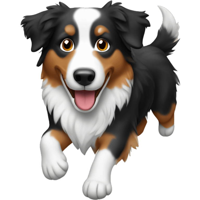 Anvil with Jumping Australian shepherd  emoji