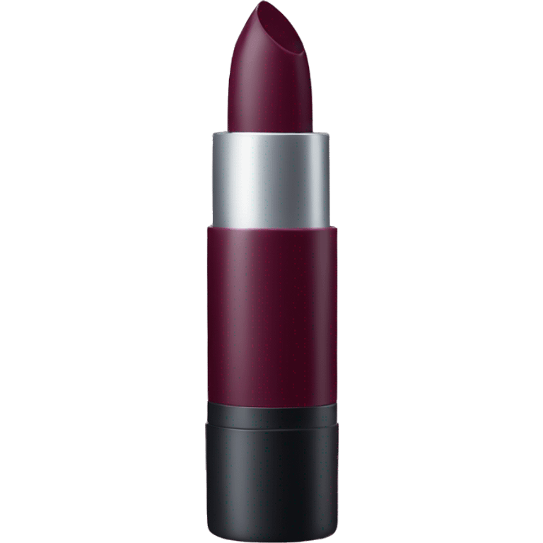 Burgundy lipstick stick emoji