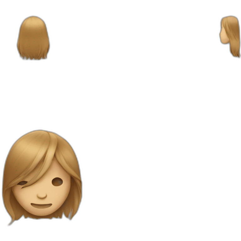 a boy with long hair emoji