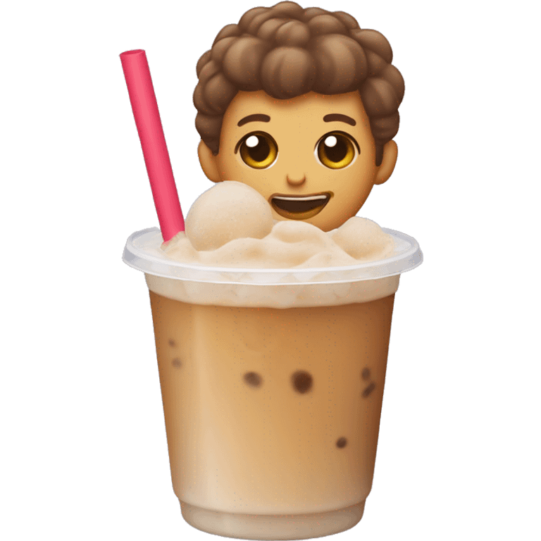 Bubble tea brown sugar emoji