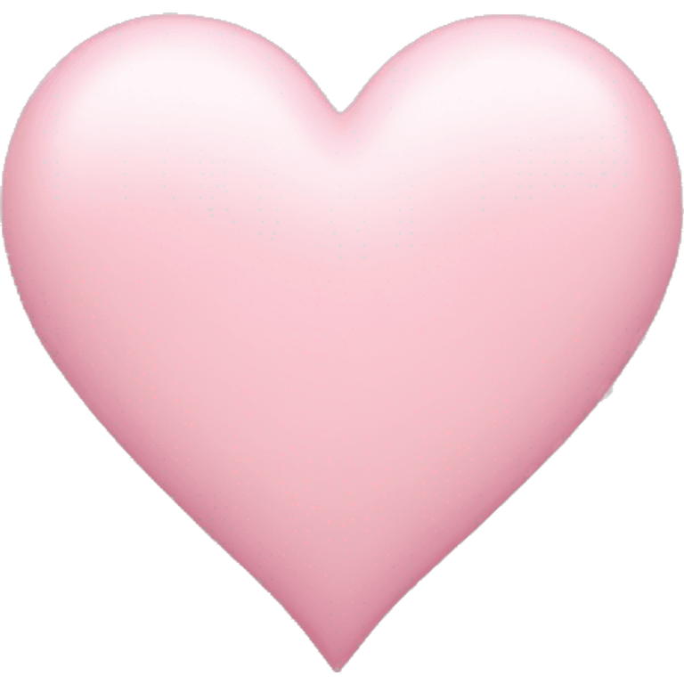 Light pink heart emoji