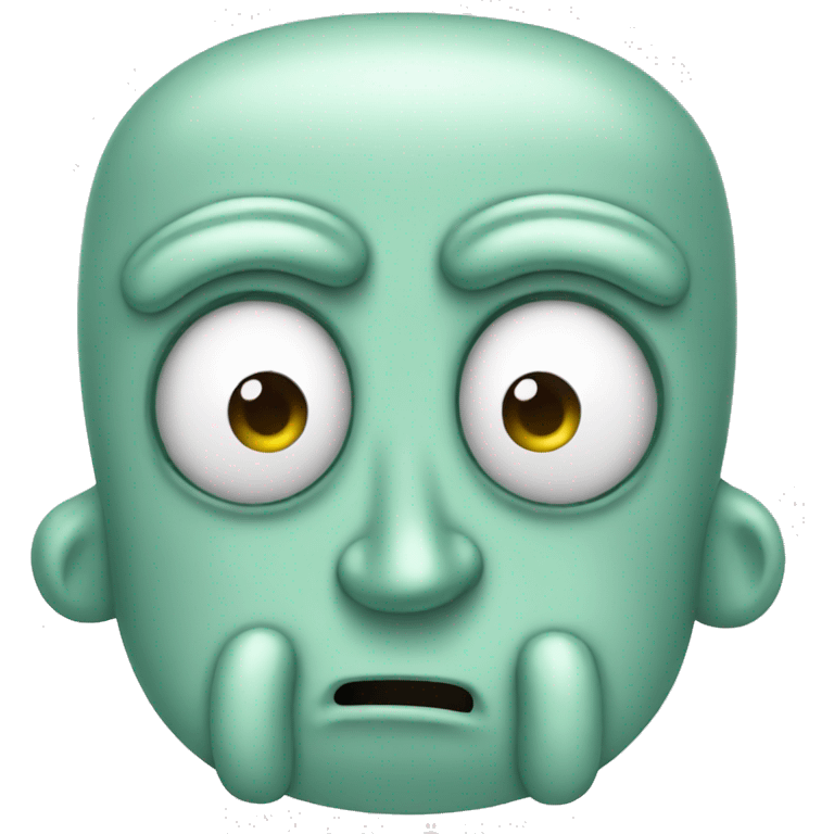 squidward with big nose emoji