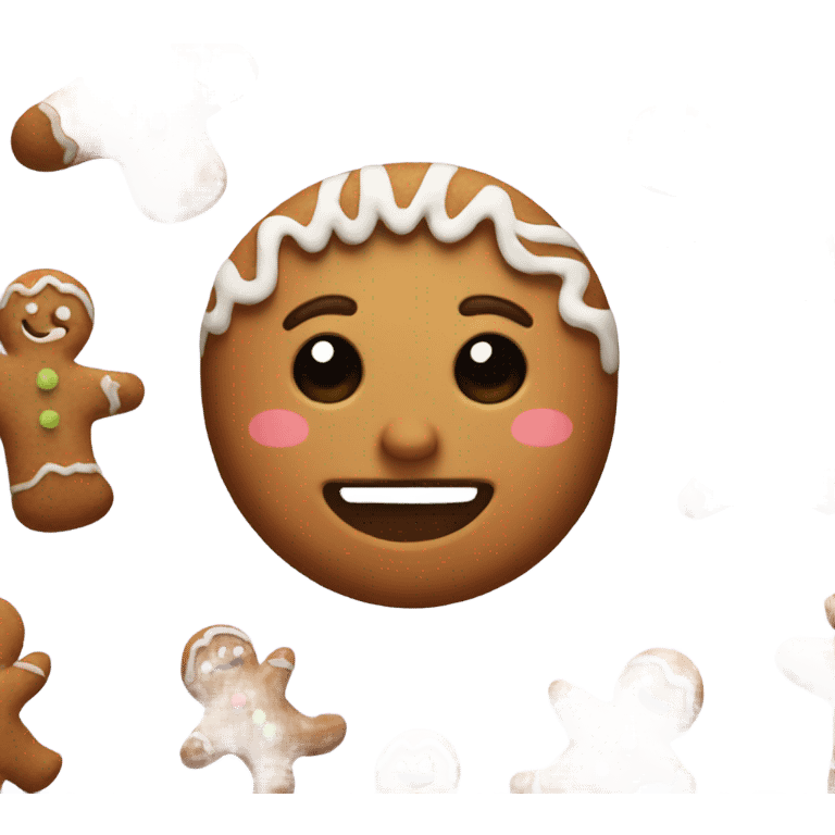 gingerbread emoji