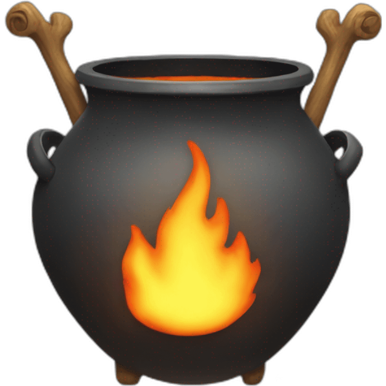 flaming cauldron of doom emoji