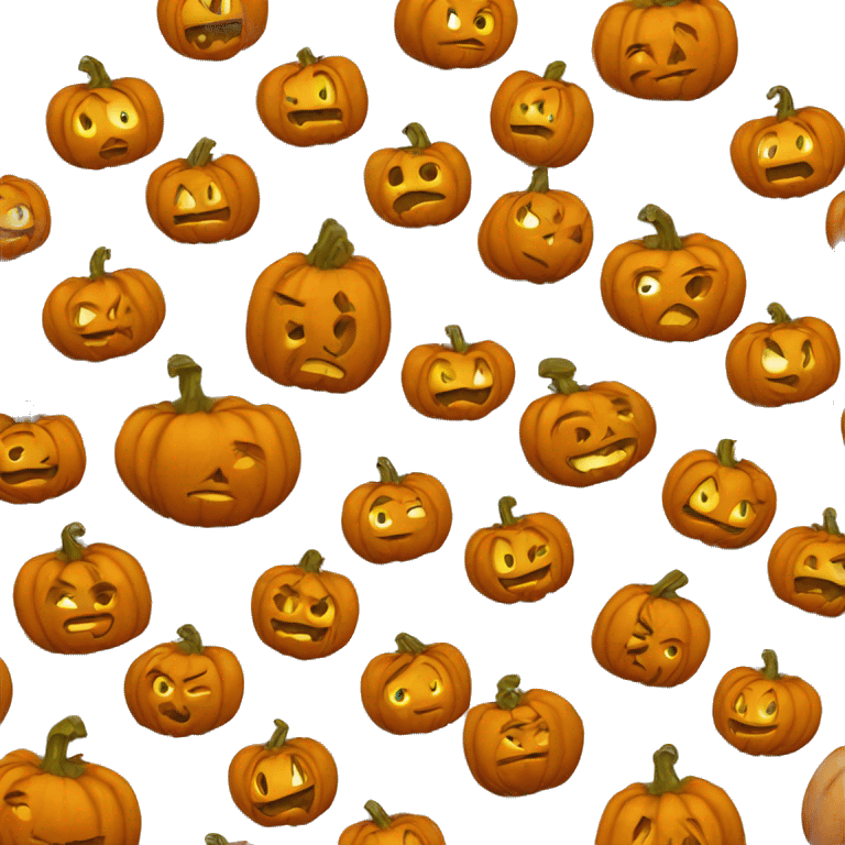 gangster pumpkin emoji