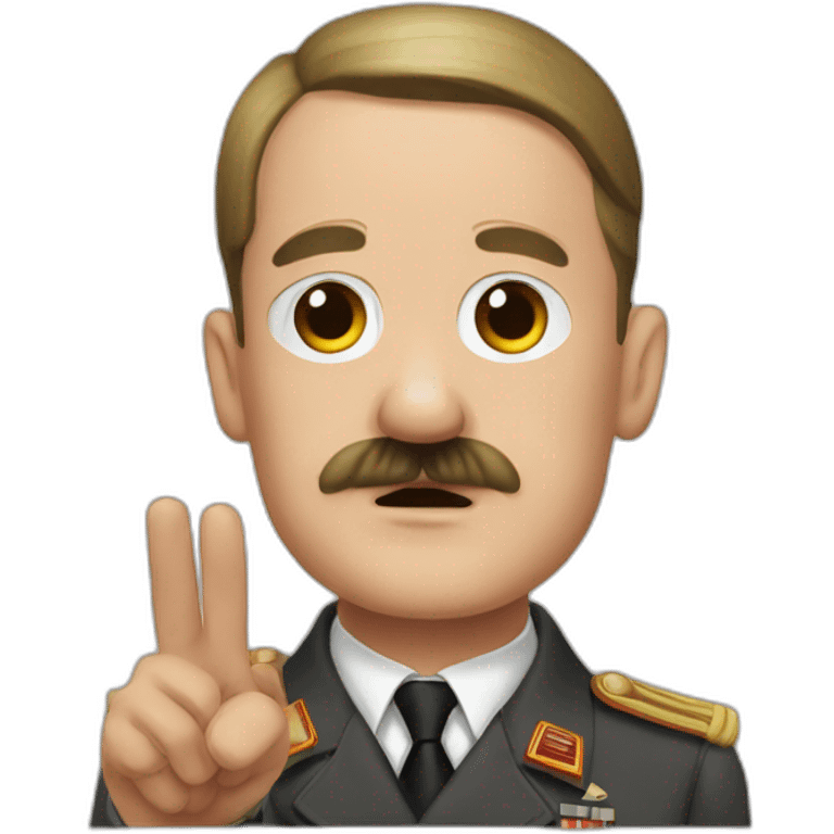 Hitler pointe du doigt emoji