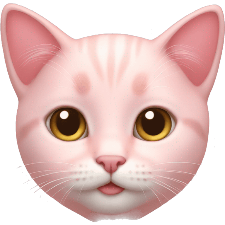 Light pink kitten emoji