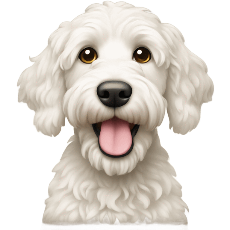 White labradoodle emoji