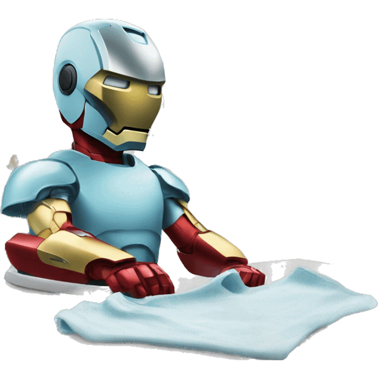 ironman ironing clothes emoji