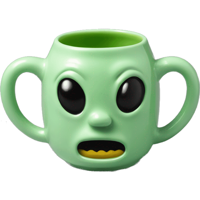 alien mug 90s mintgreex emoji