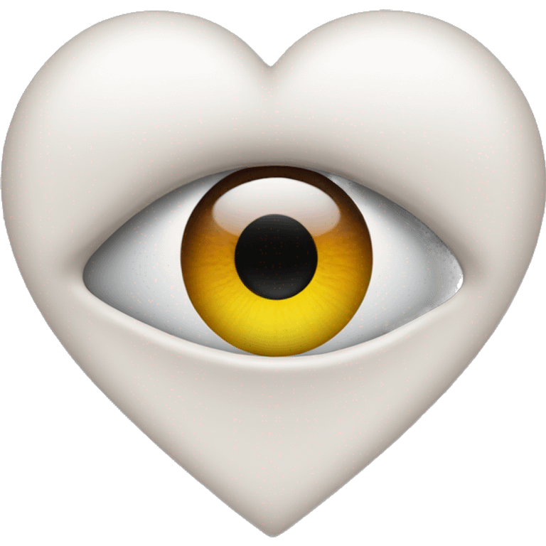 heart with eye in the middle emoji