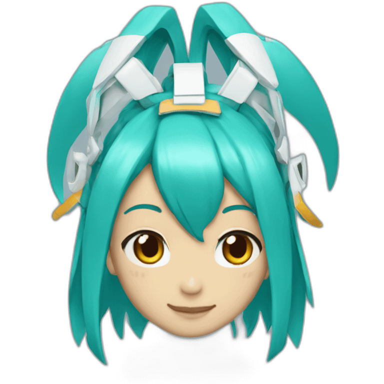 drake cosplaying hatsune miku emoji