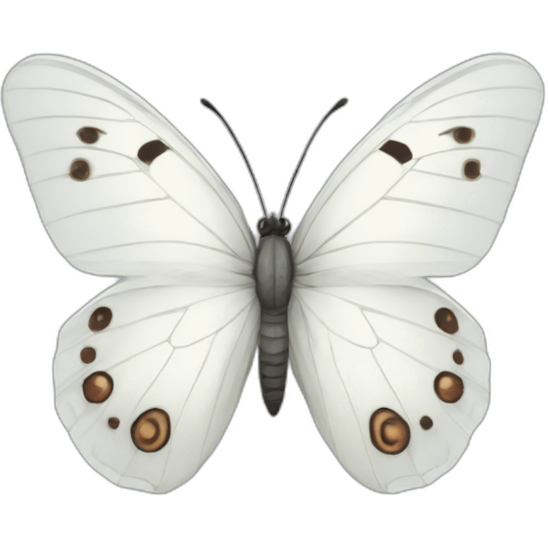 White butterfly  emoji