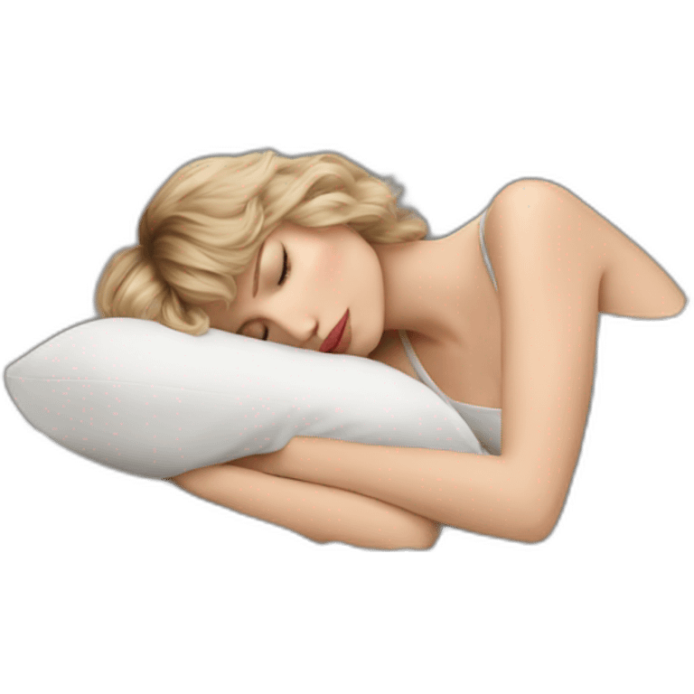 Taylor Swift sleeping emoji