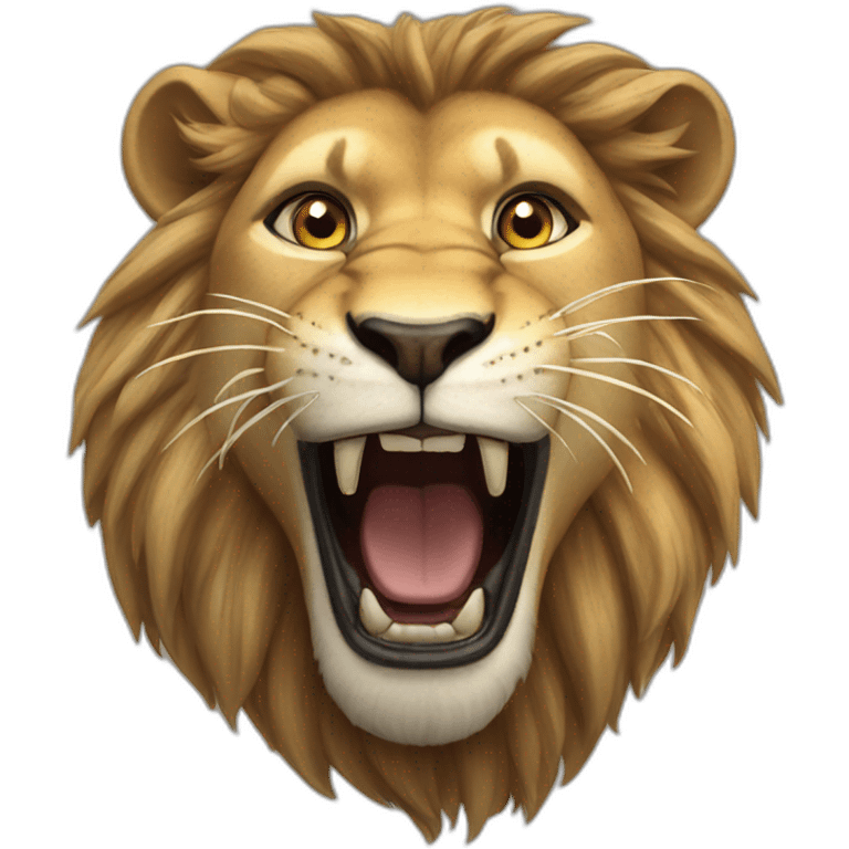 lion roar emoji