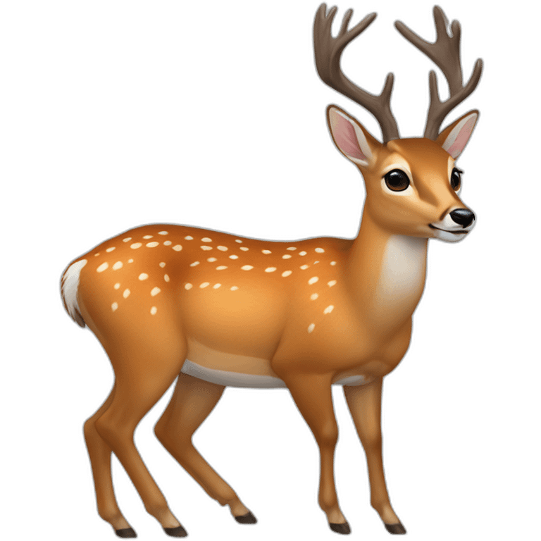 roe deer male emoji