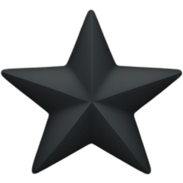 Black star emoji