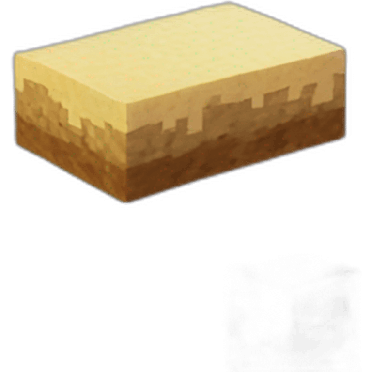 minecraft style cake emoji