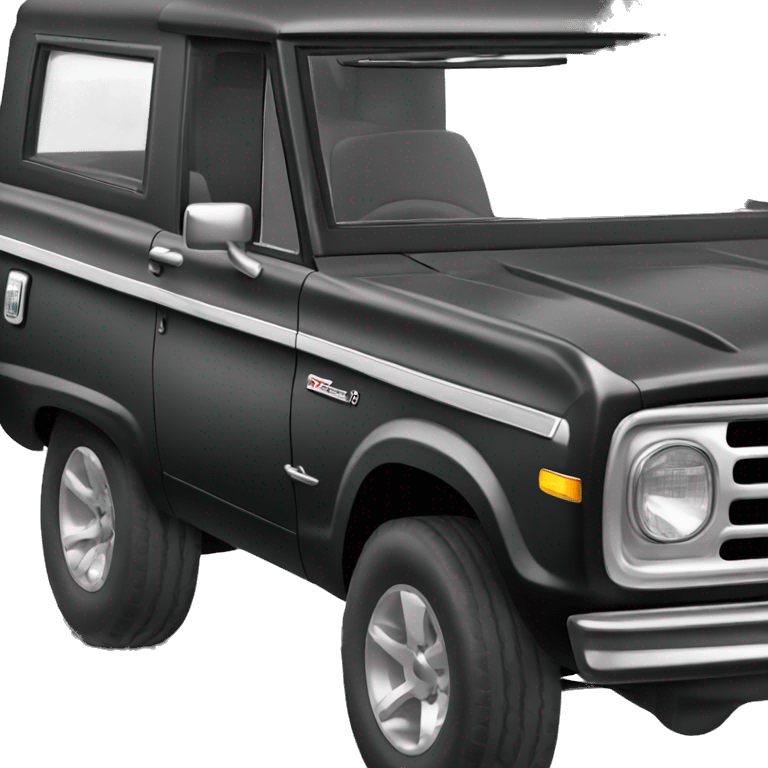 black ford bronco emoji