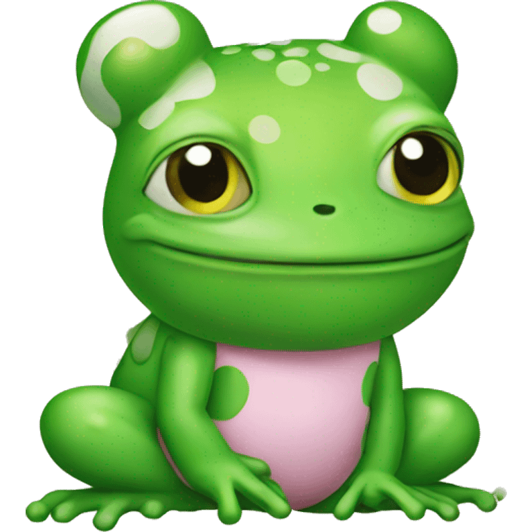 Hello kitty  frog emoji