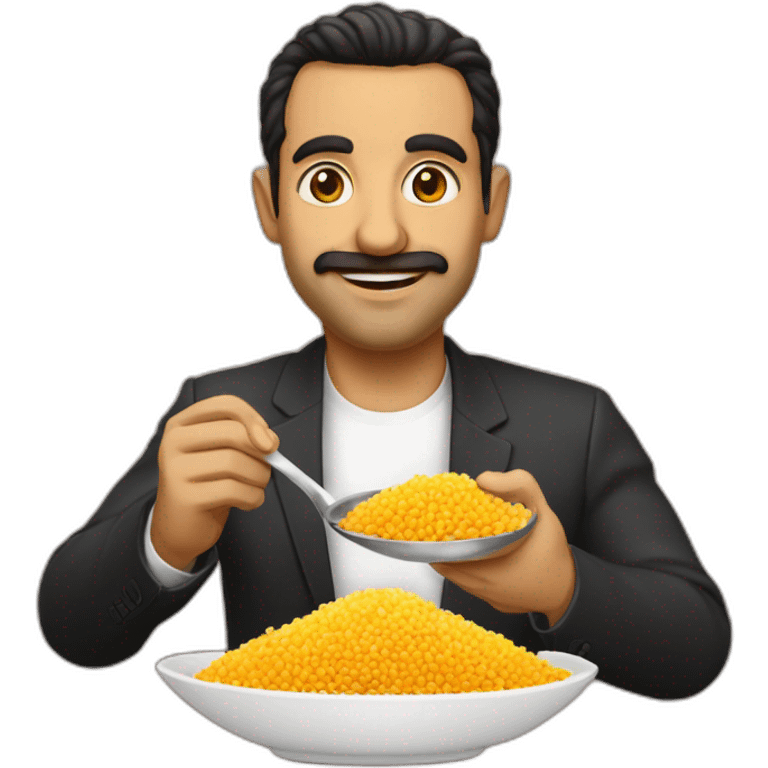 un portuguais fait un couscous emoji