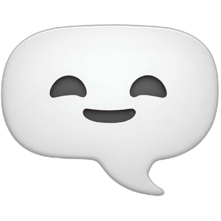 speech bubble emoji