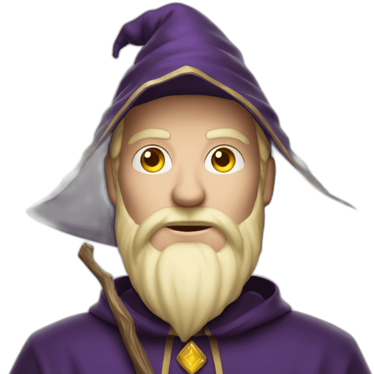 wizard man blonde emoji