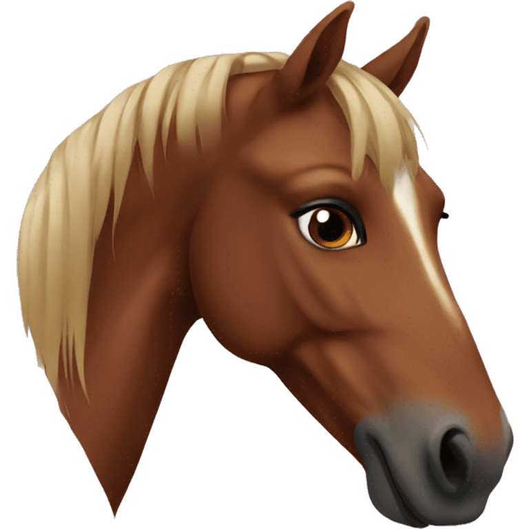 brown horse emoji