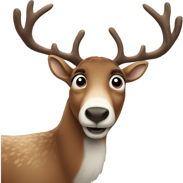 Reindeer emoji