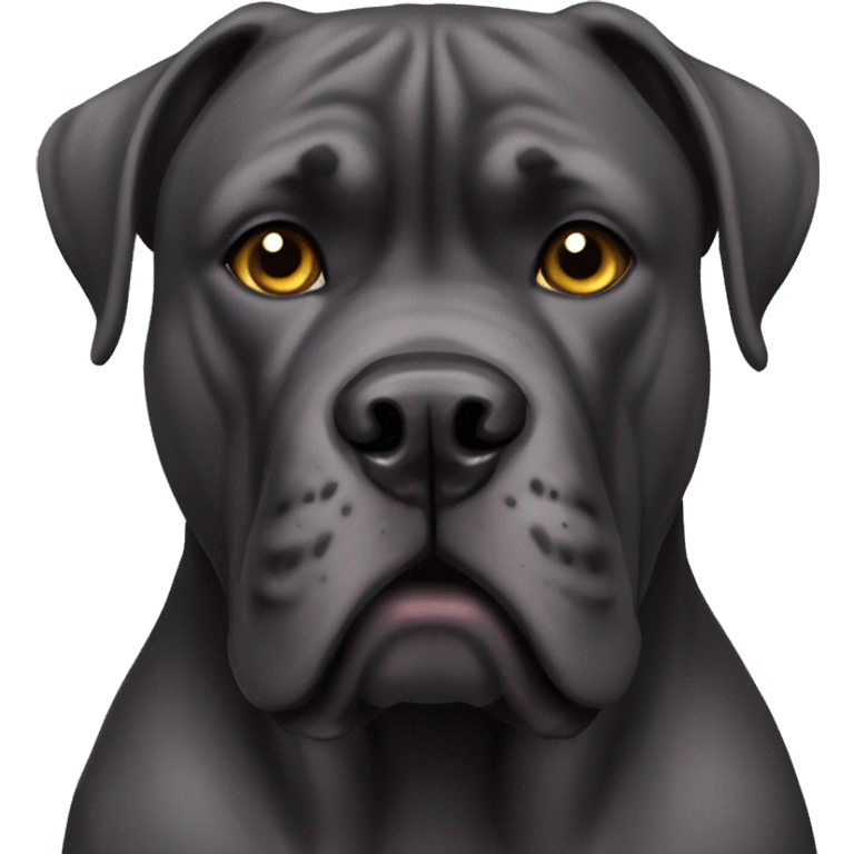 cane corso with ears cropped emoji