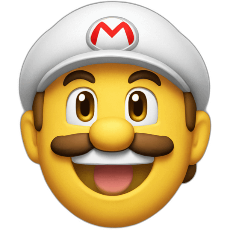 Mario laughing emoji