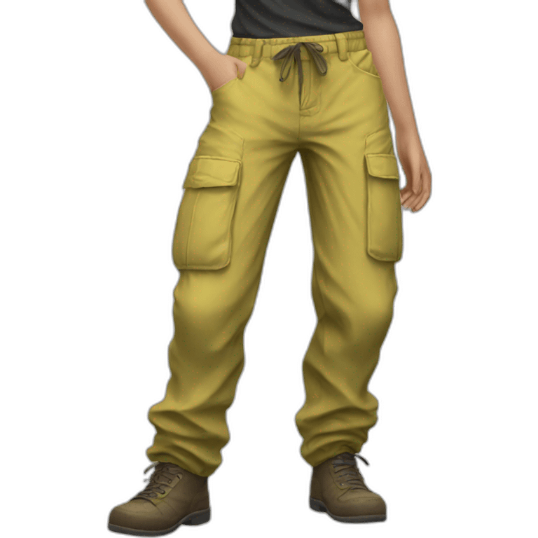 Banana cargo pants emoji