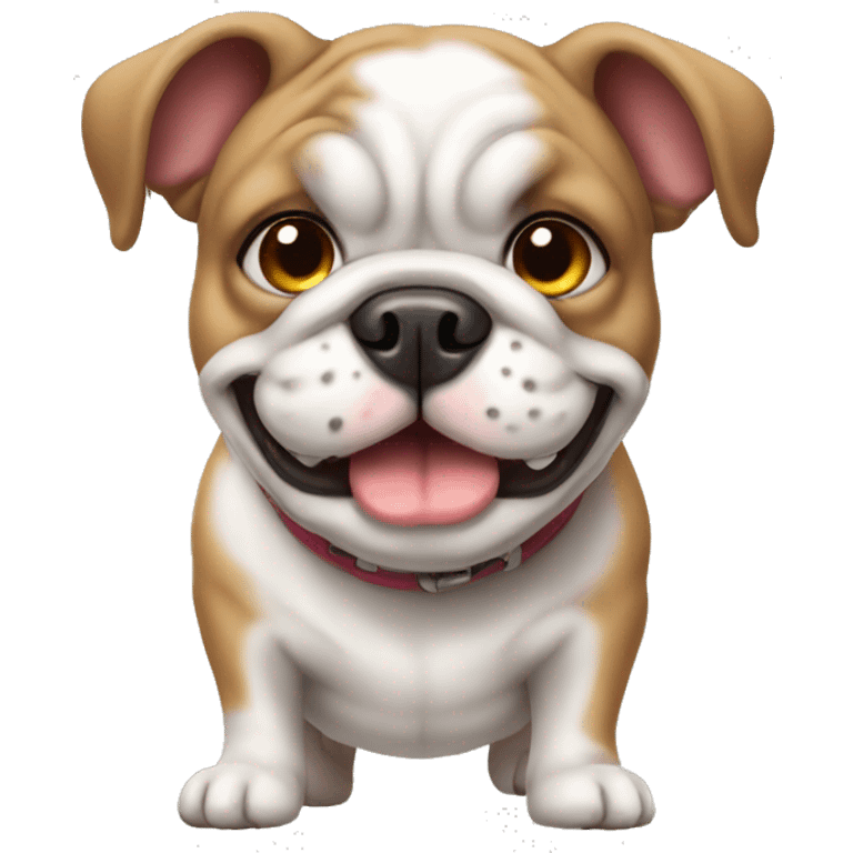 Cute bulldog emoji