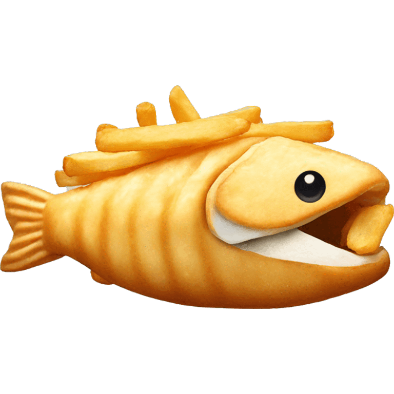 Fish and chips emoji