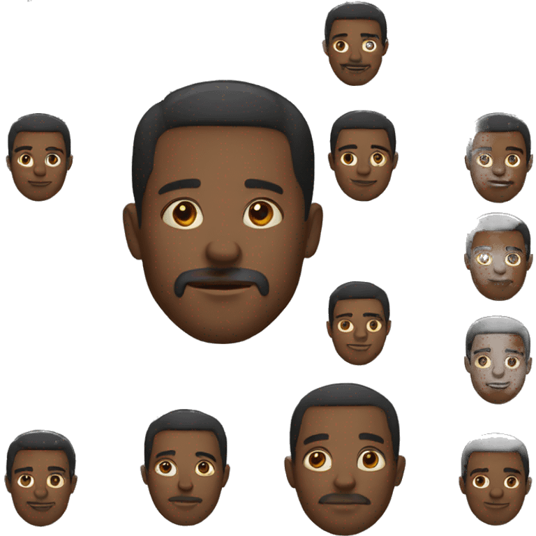 black dad emoji