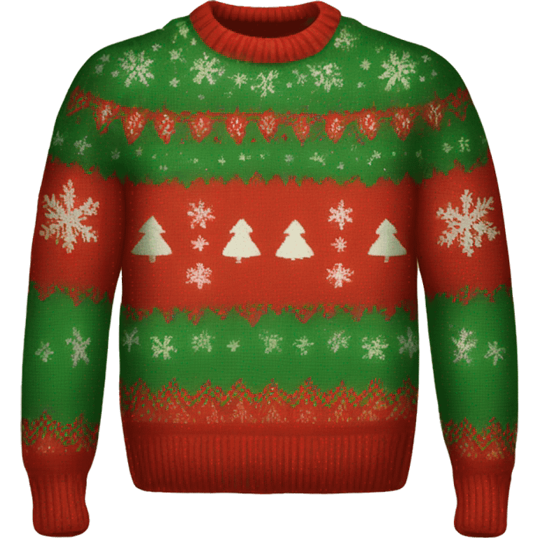 Christmas sweater  emoji