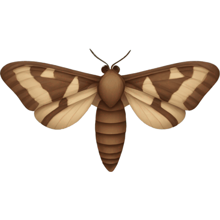 Brown moth emoji