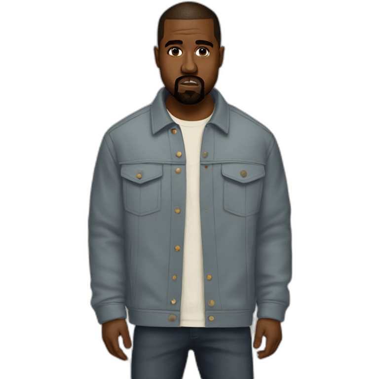 Kanye West with emoji