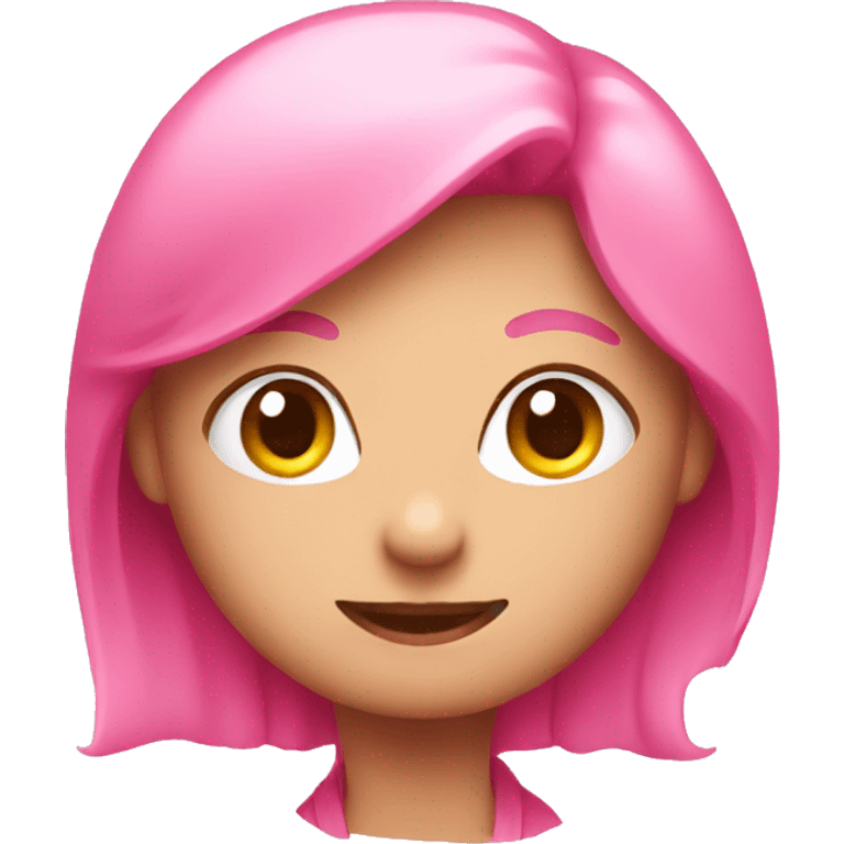 Cute pink emoji emoji