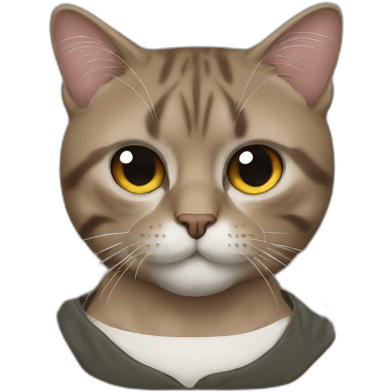 Kanye west as a cat emoji