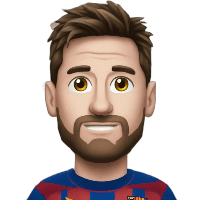 Messi the shit emoji