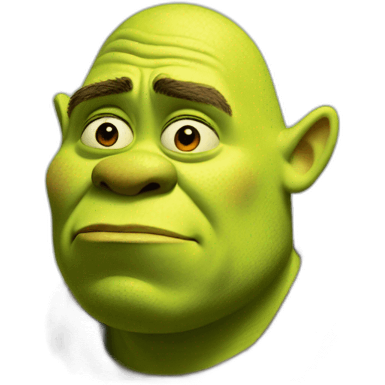 sad shrek emoji