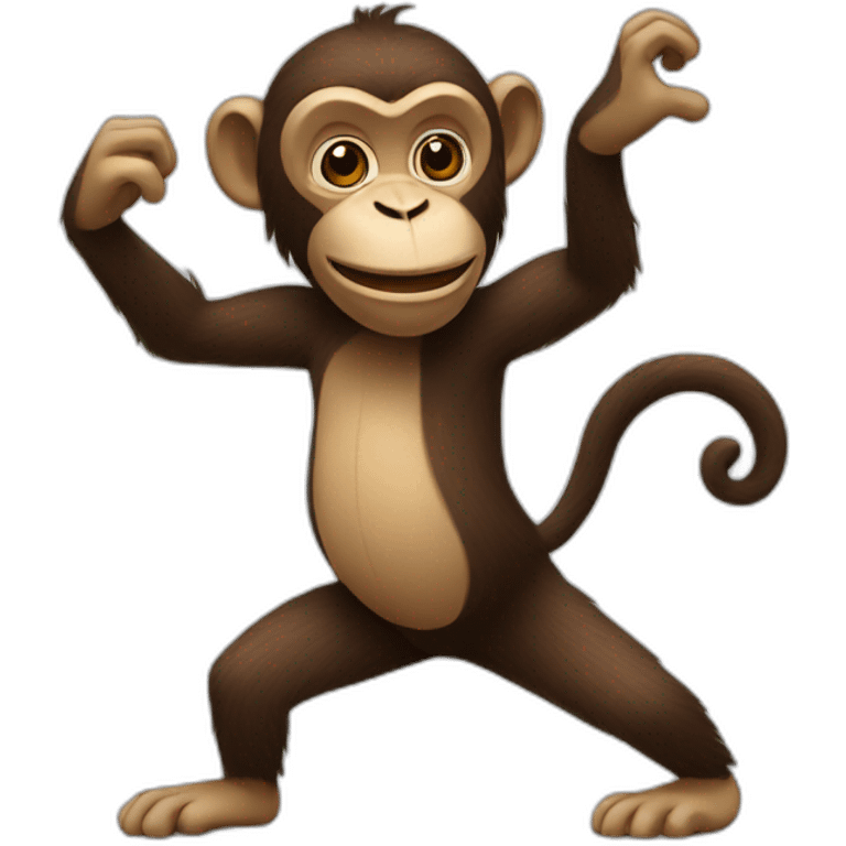 dancing monkey emoji