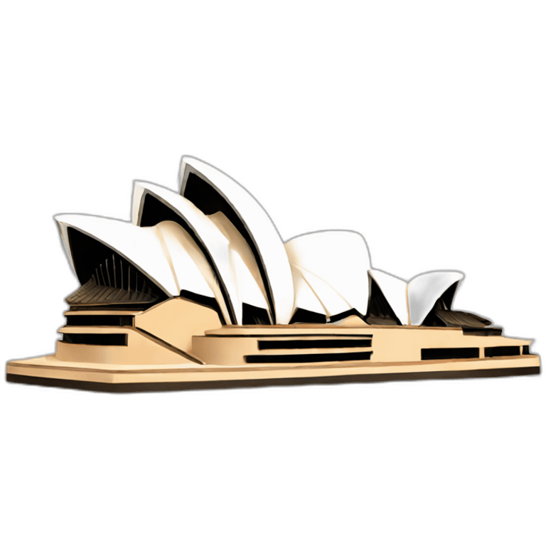 Sydney opera house emoji