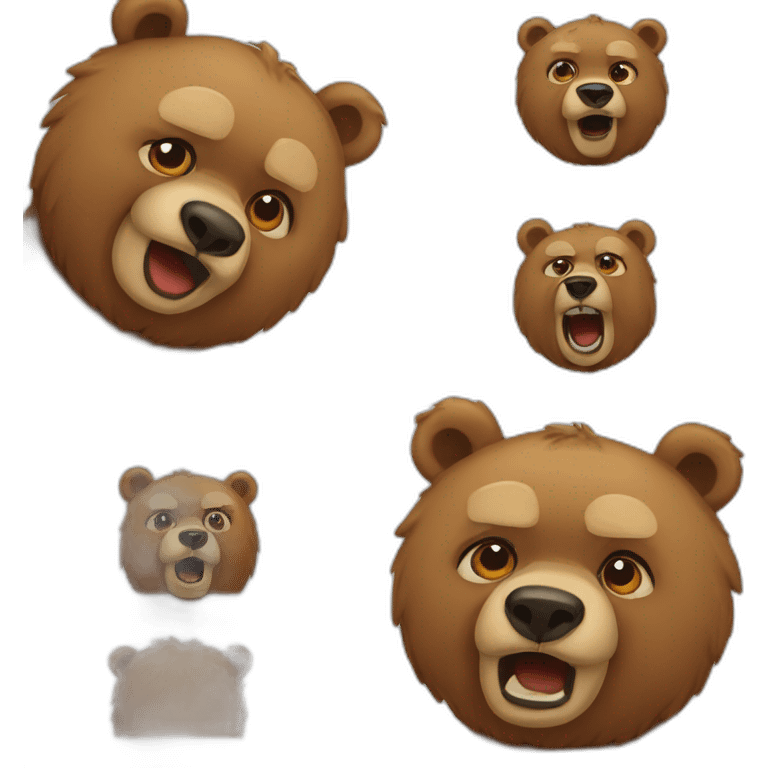 Bear sarcastic emoji