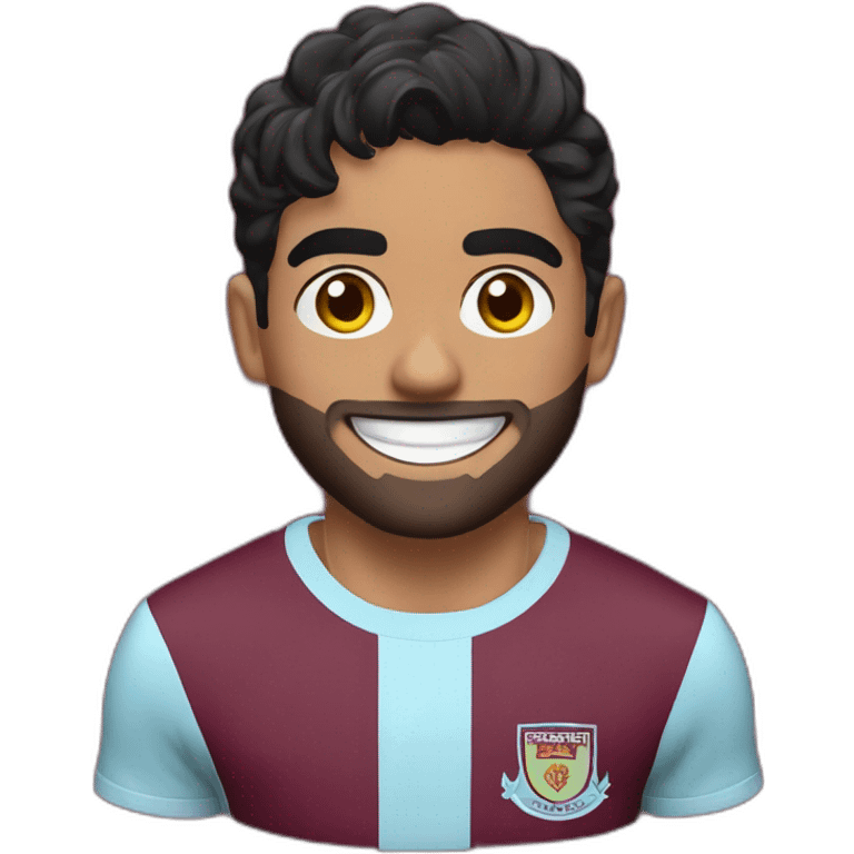 West Ham player Lucas Paqueta smiling emoji