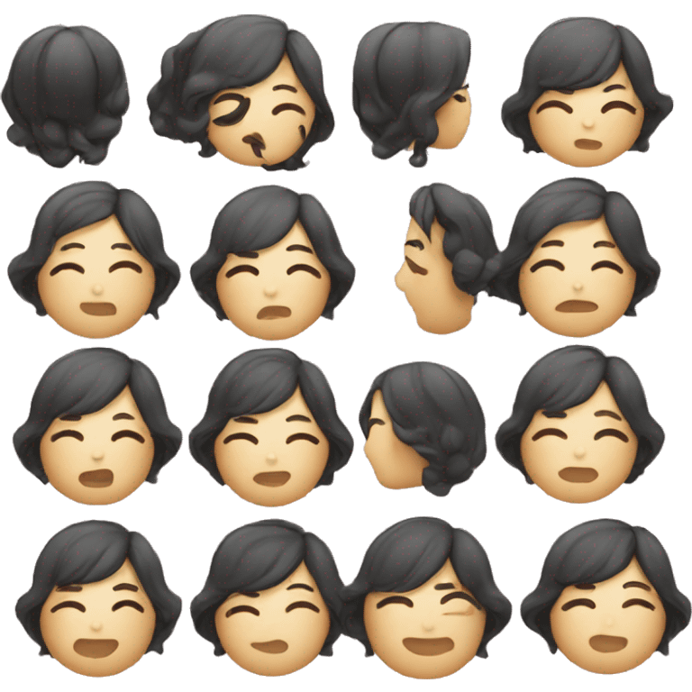 curvy korean emoji